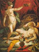 Jacopo Zucchi Amor and Psyche Sweden oil painting artist